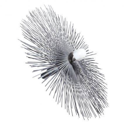 Threaded Brush, Stainless Steel, Flat wi